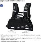 Dog Backpack Carrier for Small Dogs,Dog Lift Harness,Adjustable Padded Breathable Straps, Disabled, Joint Injuries, Arthritis, Loss of Stability,L(18.5-29.5LBS)