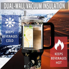 Goth Gifts for Women, 40 Oz Flower of Darkness Tumbler with Handle & Straw, Goth Water Bottle, Birthday Gift for Goths Lover Snake Lovers, Stainless Steel Goths Tumbler, Gifts for Fathers Day