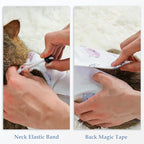 ANWA Cat Recovery Suit - Breathable Cat Onesie for Cats After Surgery Female, Kitten Surgery Recovery Suit Female Abdominal Wounds