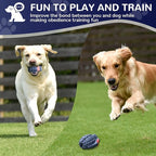 Dog Toys for Aggressive Chewers Large Breed, for German Shepherd, Indestructible Interactive Treat Dog Toys for Large Medium Breeds, Food Grade & Tough Rubber, Fun to Chew, Chase and Fetch (Blue)