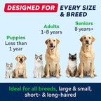 STRELLALAB Wild Alaskan Salmon Oil for Dogs - Natural Omega 3 for Dogs & Cats, Itch & Allergy Relief, Skin & Coat Support - Fish Oil Liquid, EPA+DHA Fatty Acids for Hip&Joint 64 OZ (Pack of 2)