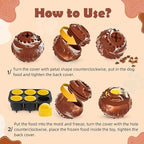 Dog Distraction Toy - Dog Toys to Keep Them Busy to Reduce Anxiety, Medium Chew Toy Ball Treat Dispenser with Freezable Fillable Treats Tray Mold for Aggressive Chewer, 4-IN-1 Mentally Stimulating Toy