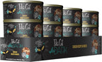 Tiki Cat After Dark, Chicken, High-Protein and 100% Non-GMO Ingredients, Wet Cat Food for Adult Cats, 2.8 oz. Cans (Pack of 12)