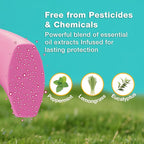 ZingZap Flea & Tick Collar 2-Pack Pink, Protects from Biting Insects, Adjustable Fits Both Dogs & Cats, Built-in Plant Based Formula, Slow-Release Lasting Protection, Waterproof