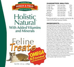 Bench & Field Holistic Natural Healthy Kitty Cat Treats | Crunchy Fish-Shaped Bites | Delicious Seafood Flavored Snack, 3-Ounce Bottle