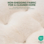 BALANCE Round Cat Beds for Indoor Cats - Donut Dog Bed for Medium Dogs, Washable Medium Pet Bed, Round Fluffy Plush Faux Fur Cat Bed with Anti-Slip Bottom
