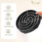 JASGOOD Slow Feeder Bowl for Large Dogs, Anti-Gulping, Prevents Bloat & Choking
