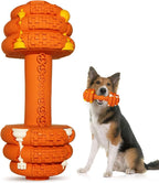 Dog Chew Toys for Aggressive Chewers,Food Grade Non-Toxic Dental Pet Toy,Tough Durable Indestructible Dog Toys for Medium Large Dogs.Orange