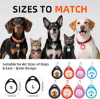 2 Pack Personalized Cat Tags,QR Code Pet ID Tags with Online Profile systerm,Editable Any Names and Phone numbles,Black&Pink,S