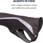 Ruffwear, Lumenglow High-Vis Dog Jacket, High-Visibility Protection for Day and Night, Blaze Orange, XX-Small