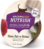 Rachael Ray Nutrish Natural Wet Cat Food, Ocean Fish-A-Licious Recipe, 2.8 Ounce Cup (Pack of 12), Grain Free (6303330281)