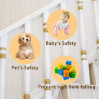PetSafe Balcony Netting - Stairway Net for Pets & Kids, Clear (10ft*2.6ft Thick)