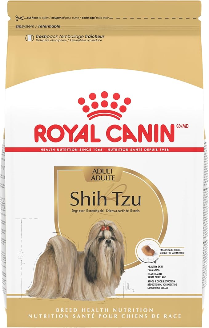 Royal Canin Shih Tzu Adult Breed Specific Dry Dog Food, 10 lb bag