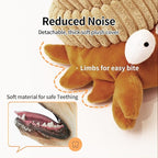 Interactive Dog Toys That Moves Active Ball for Dogs with Rechargeable Battery, Self Moving Balls and Plush Cover for Small & Medium Dogs to Chase, Barking Dog Toy Vibrates Toy HedgSpid