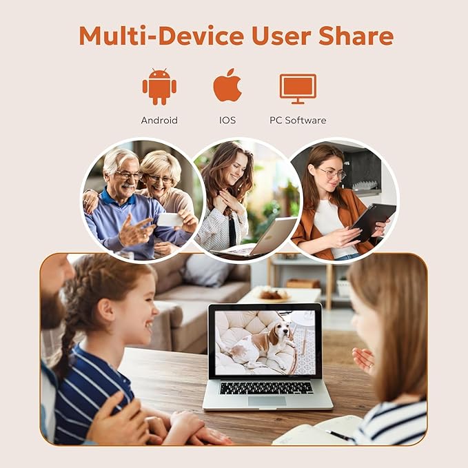 owltron Indoor Security Camera, 2K Cameras for Home Security with Motion Detection, Pet Cam & Baby Monitor with Night Vision, 2.4 GHz WiFi Two-Way Talk, Cloud/SD Storage, Works with Alexa