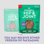 Dogswell Hip and Joint Grain-Free Duck Grillers for Dogs, 10 oz. Bag