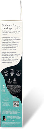 RADIUS USDA Organic Dental Solutions Puppy Kit 1 Unit, 1 Dog Toothbrush & 1 0.8oz Toothpaste, Ultra Soft Bristle & Non Toxic Toothpaste for Dogs, Designed to Clean Teeth, Xylitol Free