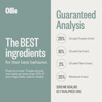 Ollie Chicken and Apple Jerky Dog Treats, 5 oz Pack of 3, All Natural, Healthy Snacks, Made with Real Meat, Human Grade, for Dogs