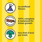 Temptations Kitten Crunchy and Soft Cat Treats Salmon and Dairy Flavor, 6.3 oz. Pouch, (Pack of 10)