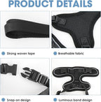 Cat Harness and Leash, Cat Harness Escape Proof with Reflective Strap - Adjustable Cat Leash Breathable Comfortable Vest for Walking Travel Outdoor, Black, S