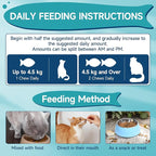 Flea Treatment for Cats, 200 Treats Flea and Tick Prevention for Cats Chewables, Natural Cat Flea and Tick Treatment Chews Daily Oral Flea Supplement, Kitten Cat Flea Treatment, Chicken Flavor