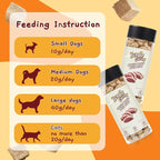 Jungle Calling Freeze Dried Duck Dog & Cat Treats - High Protein, Low Fat, Made with a Single Ingredient - Perfect for Training and Snacking, 2.8 oz (Duck Cube)