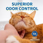 Made4Pets Cat Litter Crystals, Non Clumping Cat Litter Odor Control Kitty Litter Non Clumping No scooping Low Dust, Low Tracking, Lightweight, Dehydrates Waste,– 8.6 lbs (2 x 4.3 lb Packs)