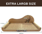 Cat Scratcher Couch Cat Scratching Bed Large Cat Scratcher Bed Cat Lounge Bed Scratching Pad for Indoor Cats