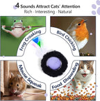 ORSDA Cat Toys, Interactive Activated Moving Ball in 7 Holes Mat, Automatic Fast Rolling Ball, Hide and Seek Toys for Indoor Cats, Exercise Kicker Mouse Catching Game