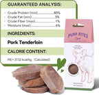 OPET Freeze Dried Cat Treats, Single Ingredient Grain Free High Protein Pet Food for Cats and Dogs, Healthy Training Snacks，Freeze Dried Pork Sliced Fillets (Pork, 5.92 Ounce)