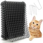 12 Pack Cat Deterrent Mat, 16 x 13 inch Scat Mat with Spikes for Indoor & Outdoor Pet Training, Keep Cats & Dogs Away Protect Plants, Furniture and Countertop