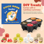 Dog Toys for Boredom - Frozen Treats, Refillable Freezable Dogs Food, Reduces Anxiety Chew Toy, Easy to Clean, Treats Dispensing, 4-in-1 Enrichment