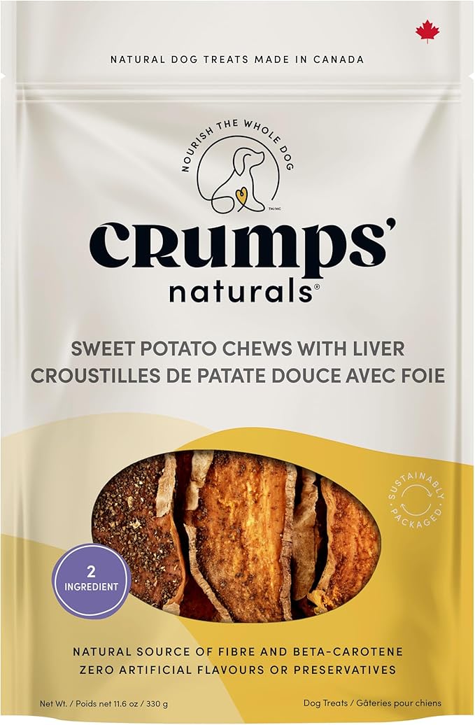 Crumps' Naturals Sweet Potato And Liver For Pets, 11.6-Ounce