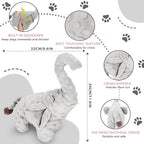 Dog Toys to Keep Them Busy Dog Toys for Small Medium Large Dogs Plush Animal Interactive Puppy Toys Cute Squeaky Elephant Dog Toy with Crinkle Paper