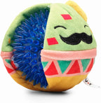 Flourish Pets 2 in 1 Multi-Layer Chew Toy for Active Dogs | Non-Toxic BPA Free Double Stitched Soft Fabric Exterior Dog Toys | Long-Lasting Dog Plush Toys – Mr. Guac 3.5"