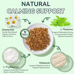 YOTANGO Cat Calming Treats – 500 Crunchy Calming Chews for Cats Kittens, Anxiety Relief & Stress Reduction for Travel, Thunder, Vet Visits, with Chamomile, L-Theanine & L-Tryptophan (Chicken Flavor)