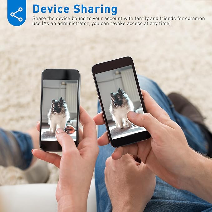 WiFi Security Camera 2K, Indoor Home Cameras for Dog/Pet/Elder/Baby Monitor, Upgraded Smart Siren with Phone App, Advanced Night Vision, SD/Cloud Storage, Alexa Compatible