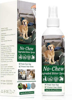 250ml No Chew Spray for Dogs, Bitter Apple Spray for Dogs Stop Chewing Licking of Furniture, Shoes, Bandages, Effective Indoor/Outdoor Dog Anti Chew Deterrent Training & Behavior Aids