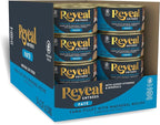 Reveal Entrées Natural Wet Cat Food Paté, Grain-Free with Added Vitamins & Minerals, Carrageenan-Free Tuna Fillet with Mackerel Paté Recipe (24 x 2.47 oz Cans)