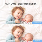 ARENTI 5G Indoor Security Camera, 4MP Pet Camera with Speaker for Dog/Cat, Baby Monitor with Phone App, Dual-Band WiFi, Auto Tracking, Super Night Vision, 2-Way Talk, Cloud & SD Card Storage(P2Q 2PC)