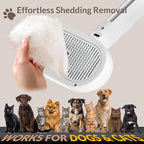 Pet Steam Brush for Dog & Cat, Water Brush for Long & Short Haired Pets with Mist Spray, Deshedding Tool, Pet Hair, Tangle-Free Grooming Brushs for Long/Short Haired Pets