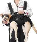 Dog Backpack Carrier - Spine-Friendly for Large Dogs(36-66lbs) Horizontal Design Dog Carrier with Adjustable Back Straps for Joint Injuries, Arthritis, Ideal for Stairs, Elderly Dogs(Size XXL)