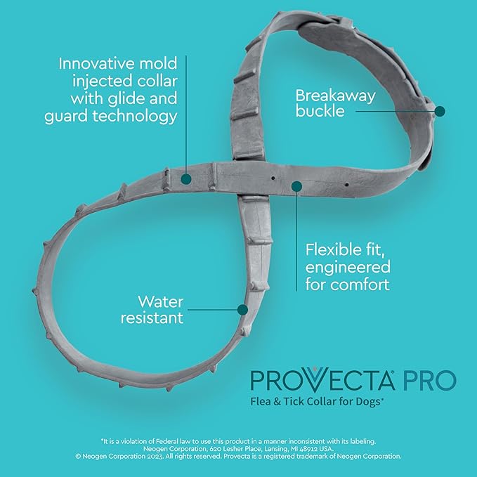 Provecta® PRO Flea & Tick Collar for Dogs