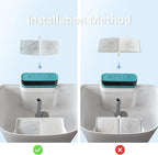 PET LAYSON Pumpless Cat Water Fountain Filter,Smart Cordless Pet Fountains Battery Operated 3.6L/122oz with Maglev Valve Technology Wireless Rechargeable Water Dispenser Filters (White, M1-8 Filter)