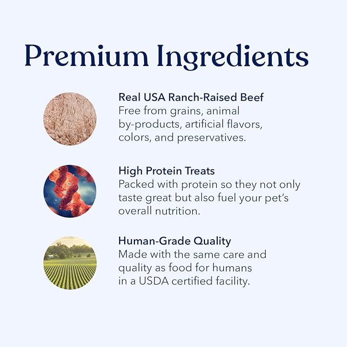 Honest Paws Dog Jerky Treats - All-Natural Jerky Dog Treats for Training Pets - Human Grade Sticks - Real USA Beef