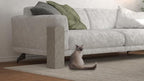Cat Scratcher Sofa Protector – Couch Corner Cat Scratching Post, Carpet Cat Scratch for Indoor Cats, Furniture Scratch Guard (23 in, Graphite)