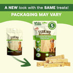 EcoKind Premium Gold Yak Cheese Himalayan Dog Chews, Healthy Dog Treats for Small Dogs, All Natural, High Protein Dog Chew, Bacon, Small - 8 Chews