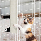 LifeIdeas Cat Scratching Post, 2PCS Cage Wall Mounted Cat Scratching Post 15.7 x 3.1 inches Sisal Rope Cat Scratcher Posts Kitten Wall Shelves Climbing Furniture Cat Furniture Protector