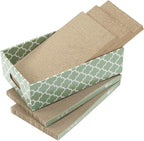 MECOOL Cat Scratching Board，5PC Cat Scratch Pad with Box，Reversible Corrugated Cat Scratcher Cardboard and Lounge Bed for Indoor Cats, Catnip