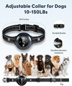 2 in 1 Bark Collar & Dog Shock Collar with Remote Control for Large & Medium Dog 10–150 lbs– 3300FT, IP67 Waterproof E-Collar for Dogs Training with 5 Sensitivity Levels & Security Lock